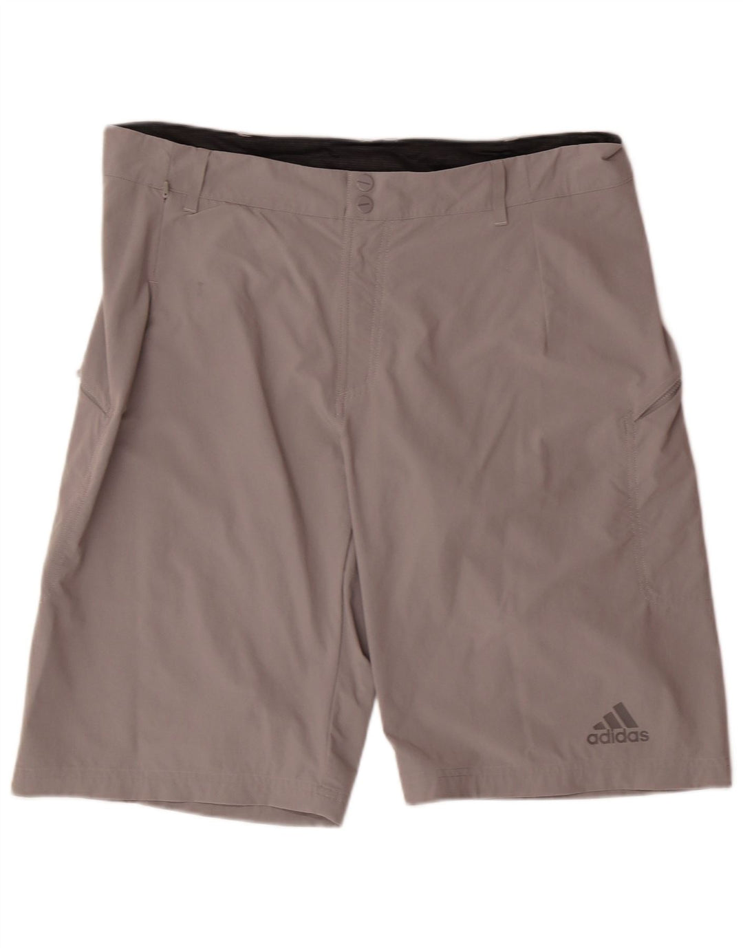 Pantaloncini casual da uomo ADIDAS W38 XL nylon grigio