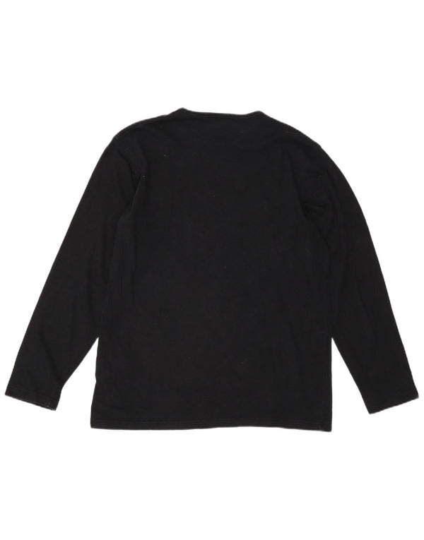 Top Trussardi Jeans Uomo Manica Lunga 2XL Viscosa Nera