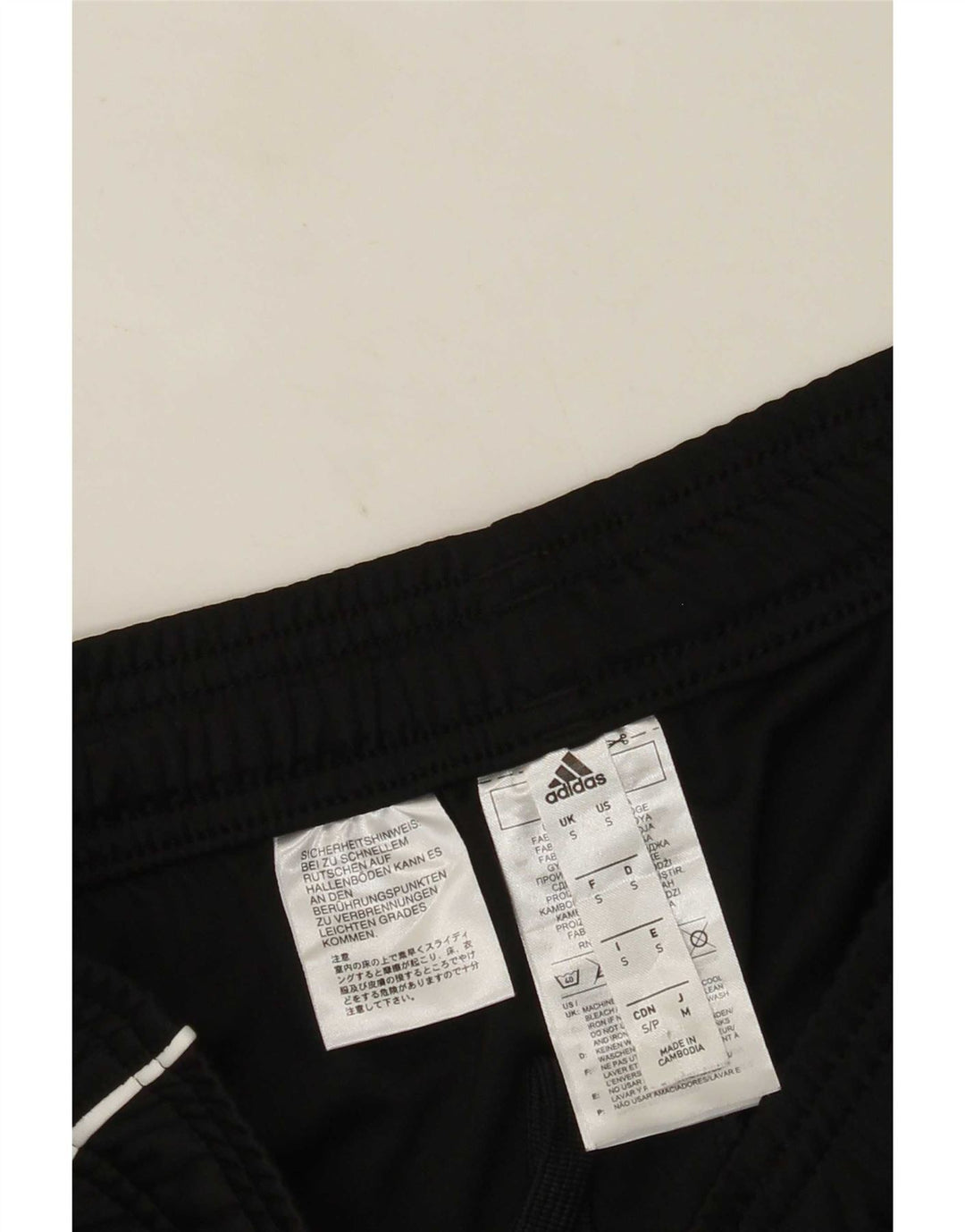 Pantaloncini sportivi Adidas Aeroready Bermuda da uomo piccoli in poliestere nero