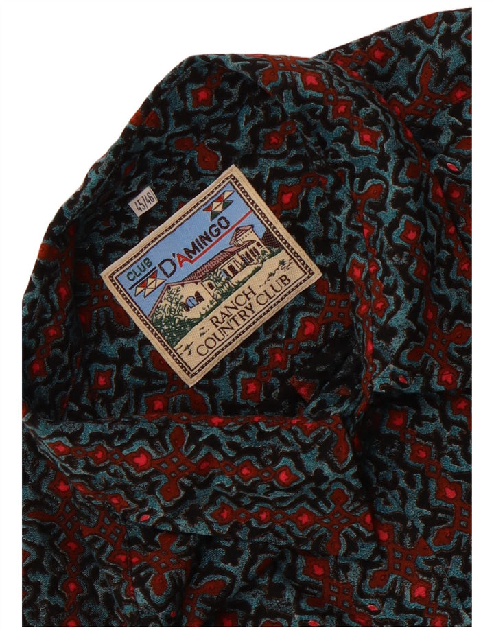 Camicia oversize da donna Club D'Amingo IT 45/46 Large multicolore geometrica