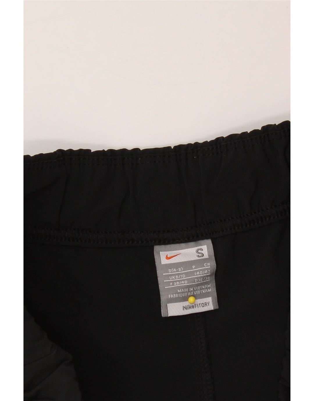 NIKE Womens Sport Shorts UK 8/10 Small  Black Polyester Vintage Nike and Second-Hand Nike from Messina Hembry 