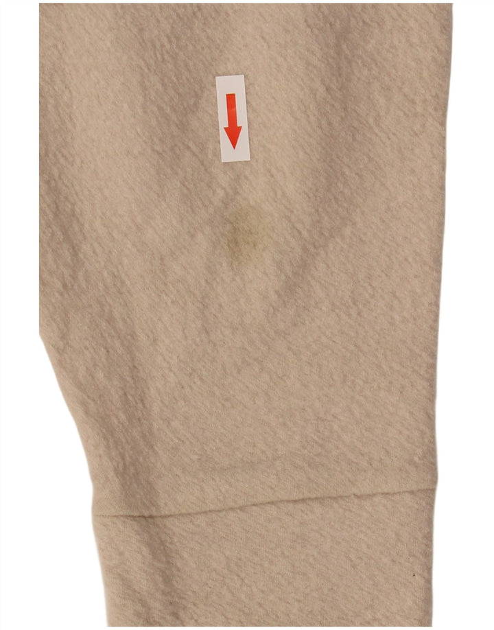 Maglione da donna con collo alto e maniche a 3/4 Cos UK 14 Lana beige medio