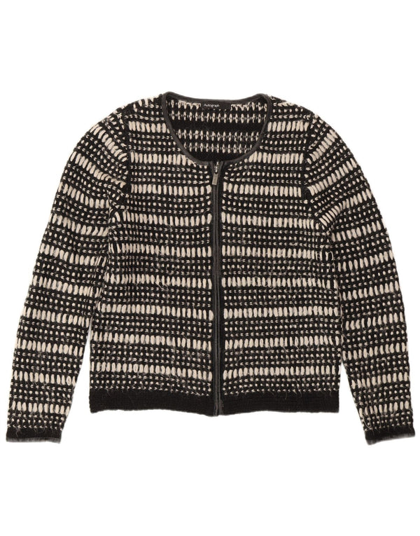 Maglione cardigan autografo da donna Marks & Spencer UK 14 medio nero