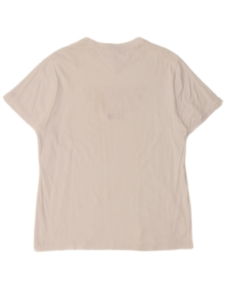 T-shirt grafica da donna Tommy Hilfiger Top UK 14 Medium White