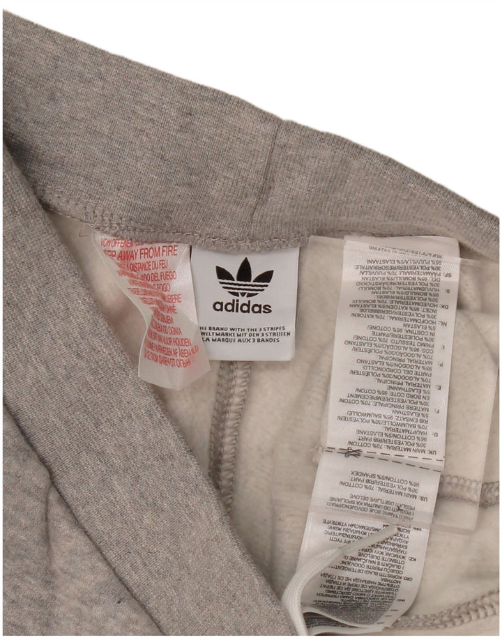 Pantaloncini sportivi Adidas da ragazzo 15-16 anni in cotone grigio