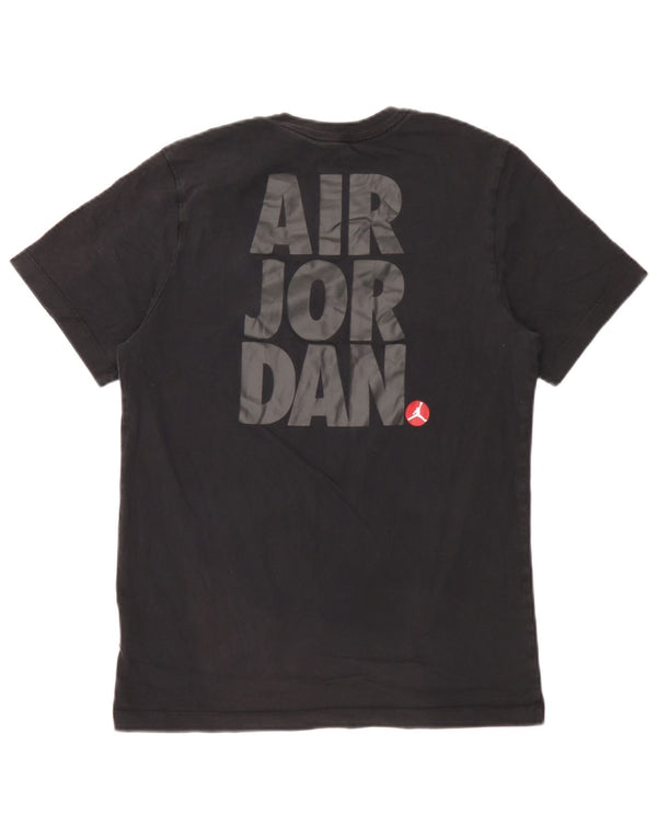T-shirt grafica Jordan da uomo con vestibilità standard, piccola, in cotone nero
