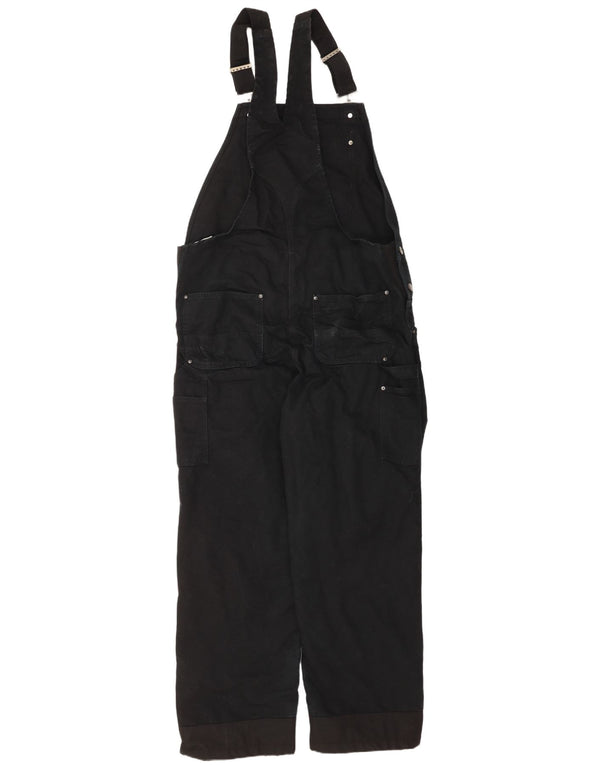 Carhartt Pantaloni cargo da uomo con vestibilità ampia e salopette grandi W40 L30 in cotone nero