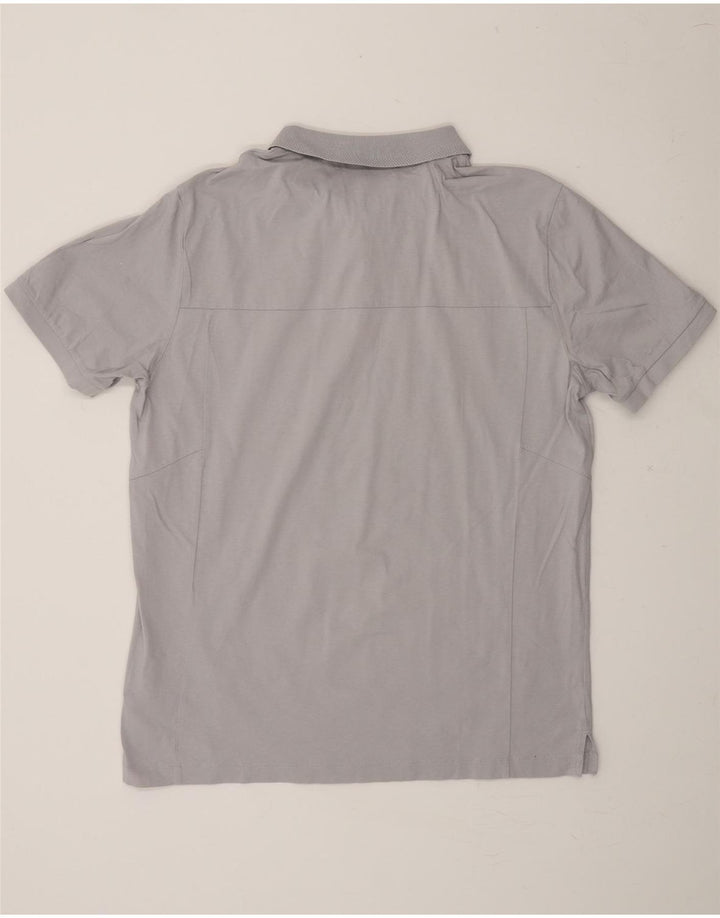 PUMA Mens Polo Shirt Large Grey Cotton Vintage Puma and Second-Hand Puma from Messina Hembry 