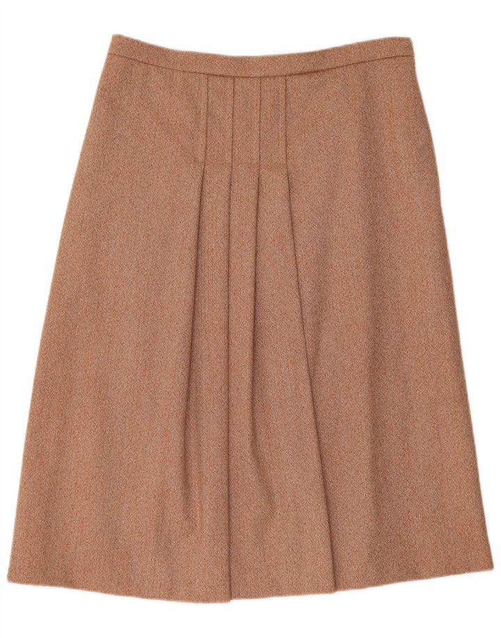 Set gonna vintage da donna in 2 pezzi UK 12 medio W30 marrone