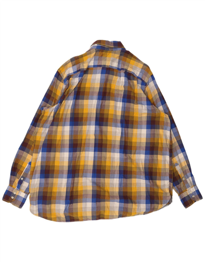 Tommy Hilfiger Uomo Tall Regular Fit Camicia 2XL Cotone a quadri multicolore
