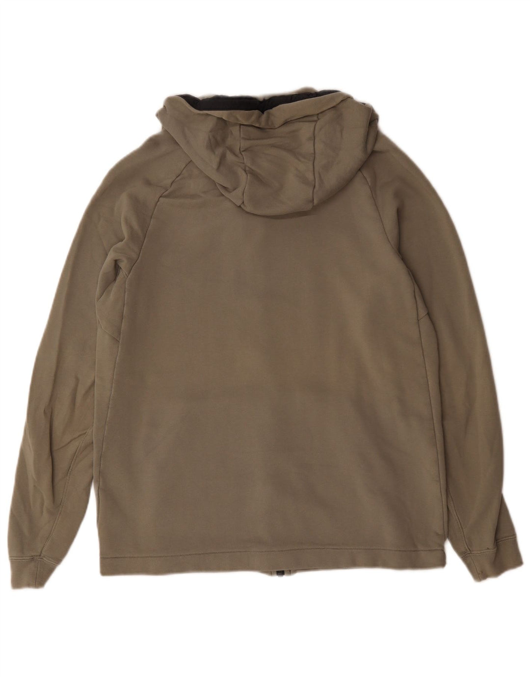 Felpa con cappuccio e zip Nike da uomo grande in cotone kaki