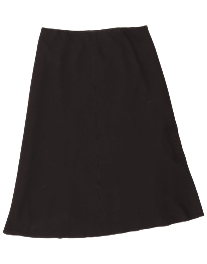 MARKS & SPENCER Womens A-Line Skirt UK 18 XL W36  Black Polyester