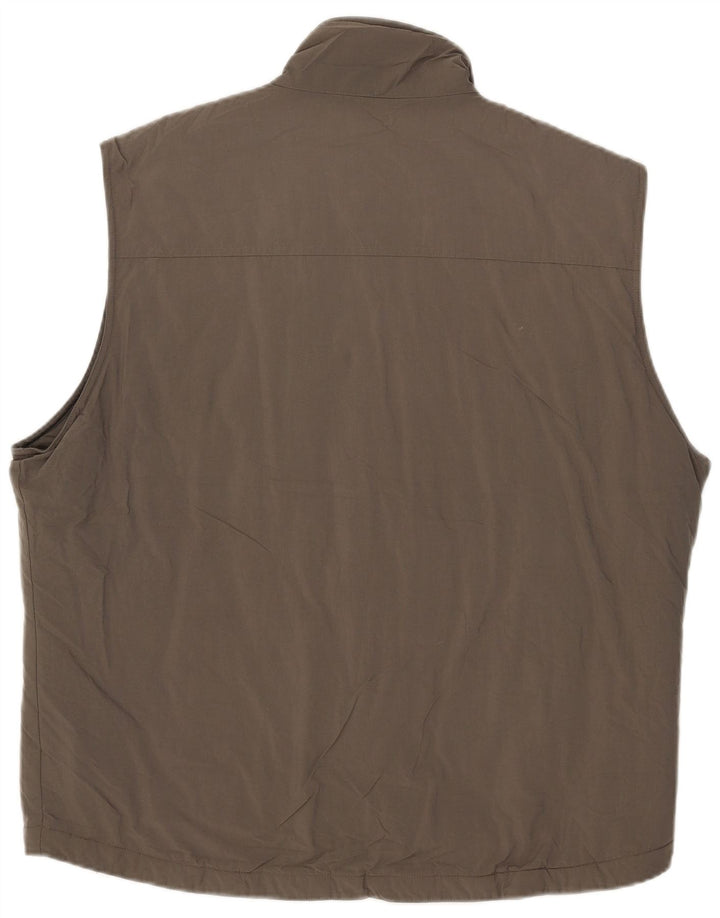 Gilet imbottito da uomo Marks & Spencer UK 42 XL kaki poliammide