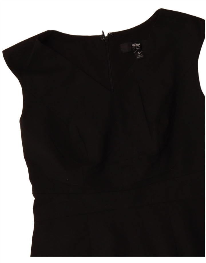 Abito tubino senza maniche da donna MOSSIMO US 4 piccolo poliestere nero