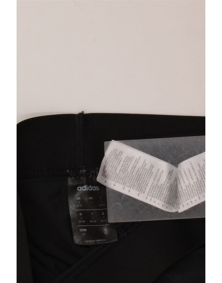Leggings da donna ADIDAS UK 10 piccoli in cotone nero