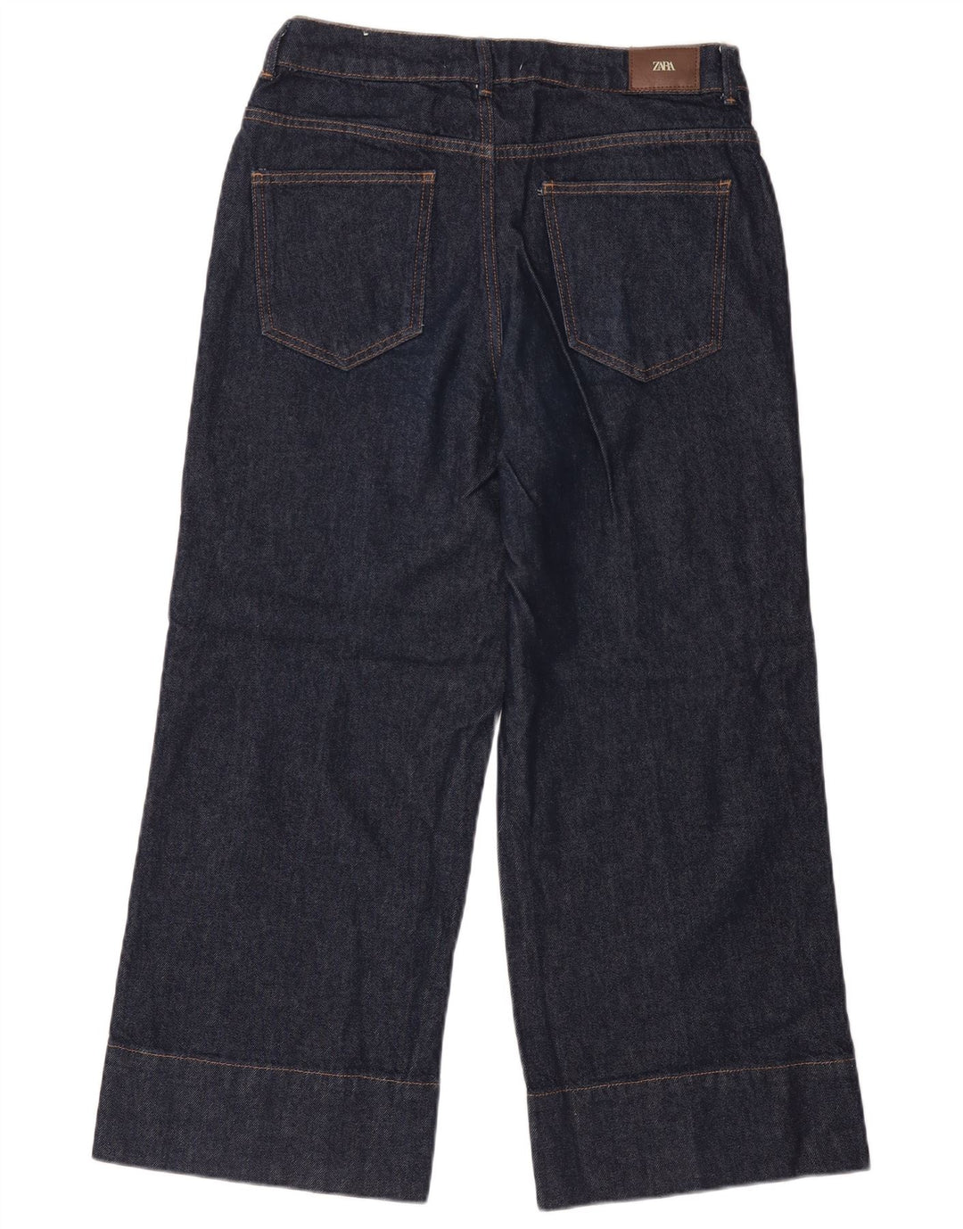 Jeans larghi da donna Zara EU 40 medio W30 L27 cotone blu navy