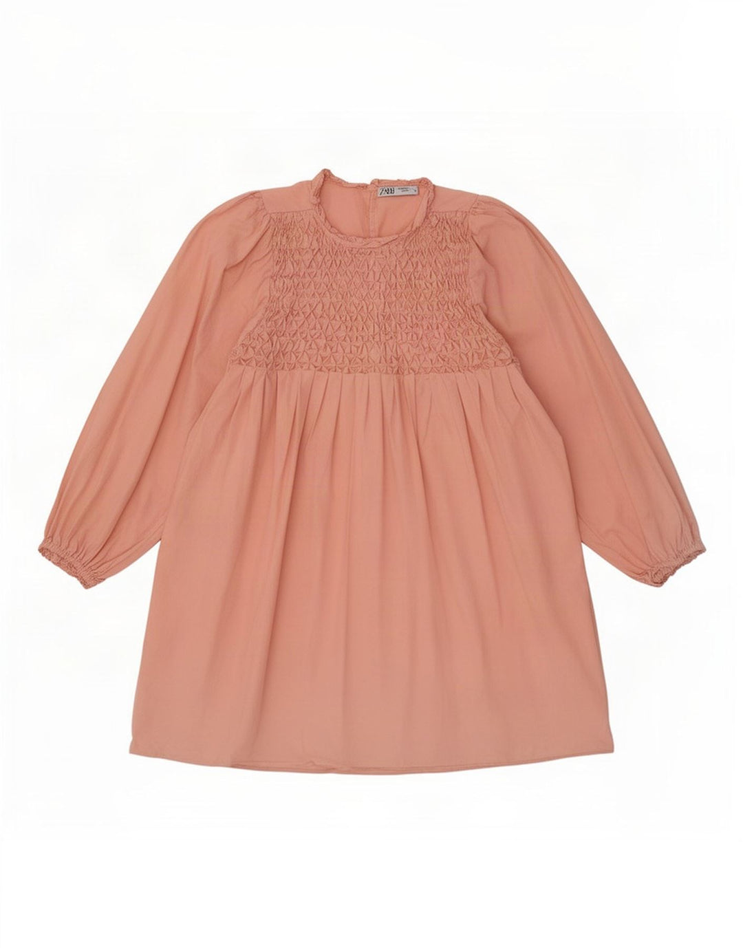 Camicetta oversize a maniche lunghe da donna Zara UK 12 Rosa medio