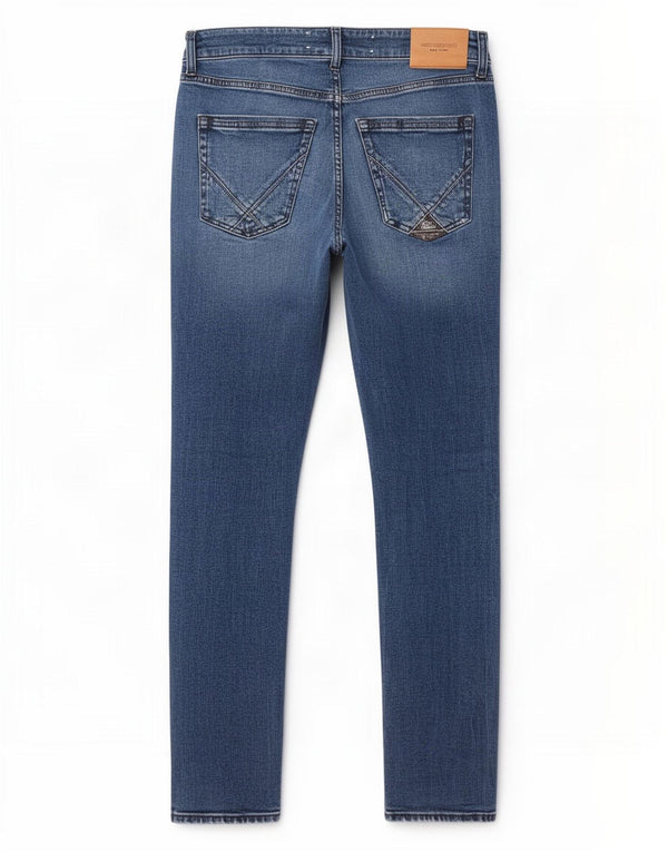 Jeans skinny da uomo Roy Rogers W35 L32 cotone blu