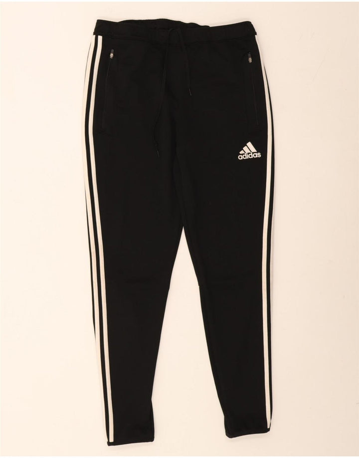 Pantaloni da tuta Adidas Climacool da uomo, poliestere color block medio nero