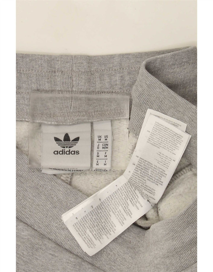 Pantaloni da tuta da uomo Adidas Joggers in cotone grigio medio