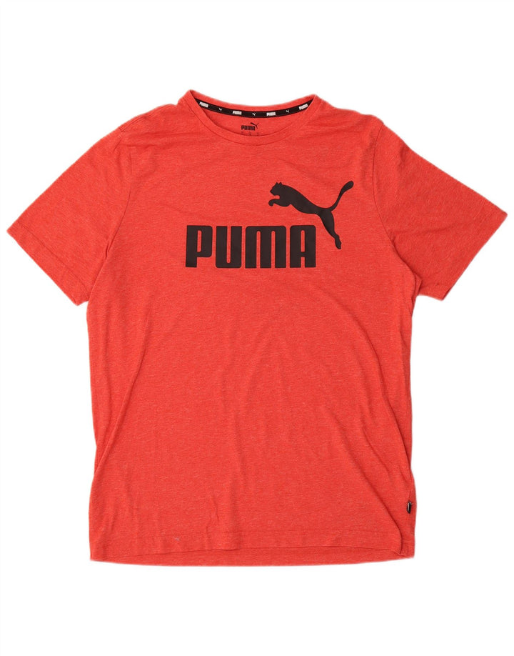 Puma T-shirt grafica da uomo Top grande rosso in poliestere