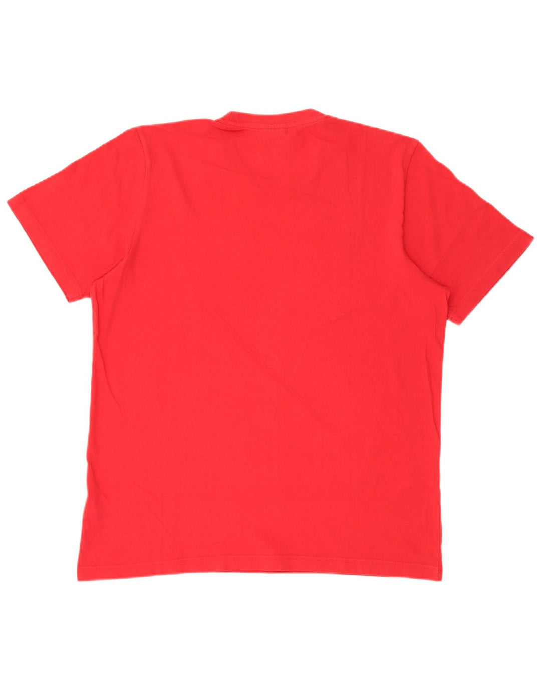 T-shirt grafica da uomo Adidas Top grande in cotone rosso