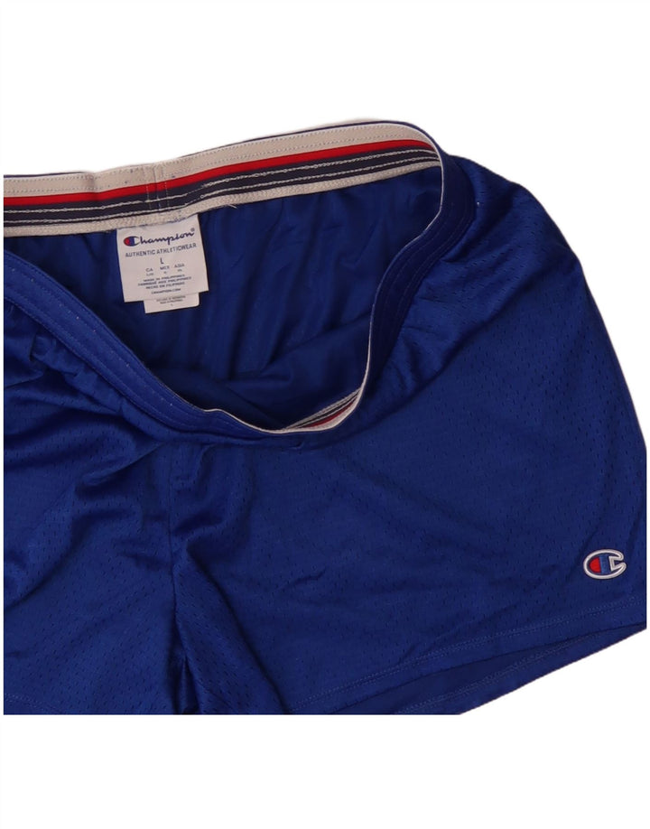 Pantaloncini sportivi da donna CHAMPION UK 16 Large Blu Poliestere