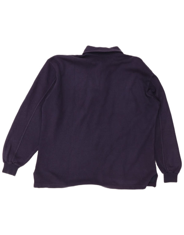 Felpa da uomo con collo alto GYMNASIUM, cotone medio blu navy