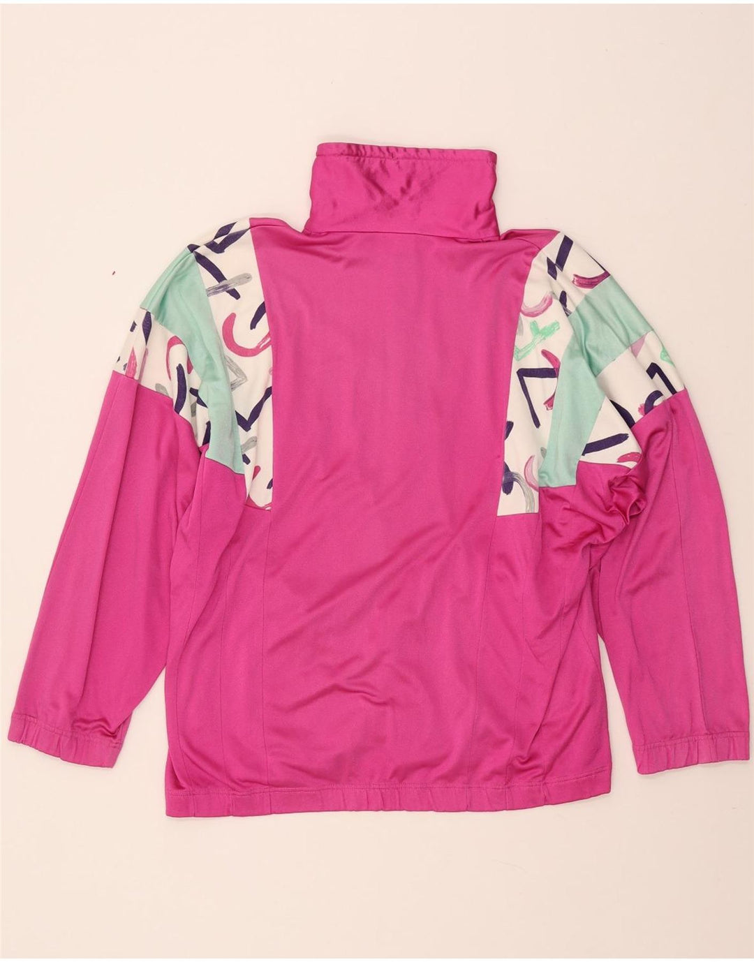 SERGIO TACCHINI Giacca da tuta da donna IT 46 Large Rosa Colourblock