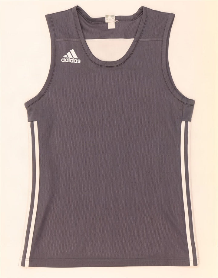 Canotta Adidas da uomo piccola grigia