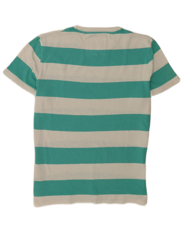 T-shirt da uomo Jack Wills Top in cotone a righe verde medio