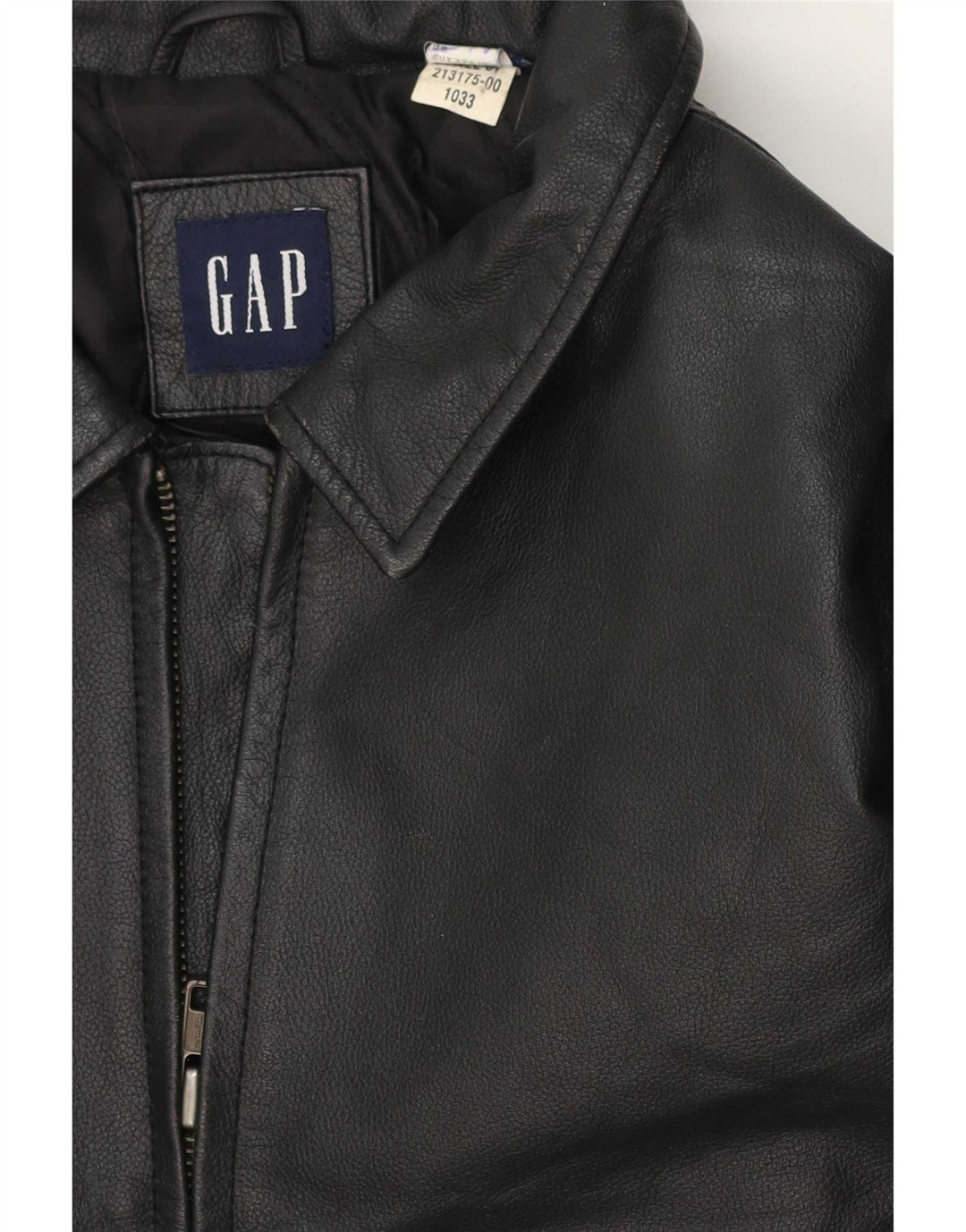 Giacca in pelle da ragazzo Gap 13-14 anni Nera