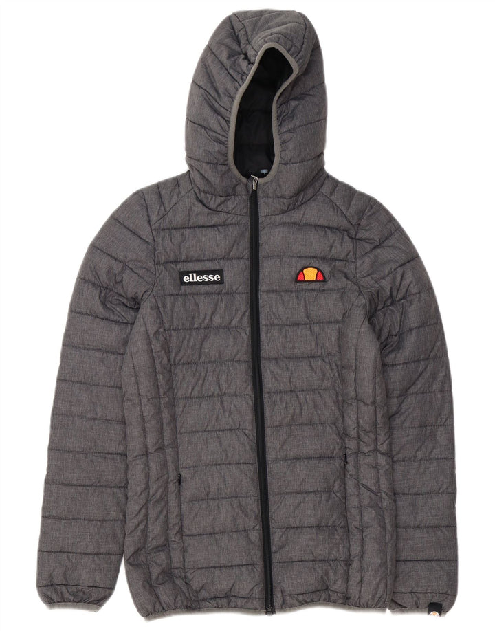 Giacca imbottita con cappuccio da donna Ellesse UK 6 XS poliestere grigio