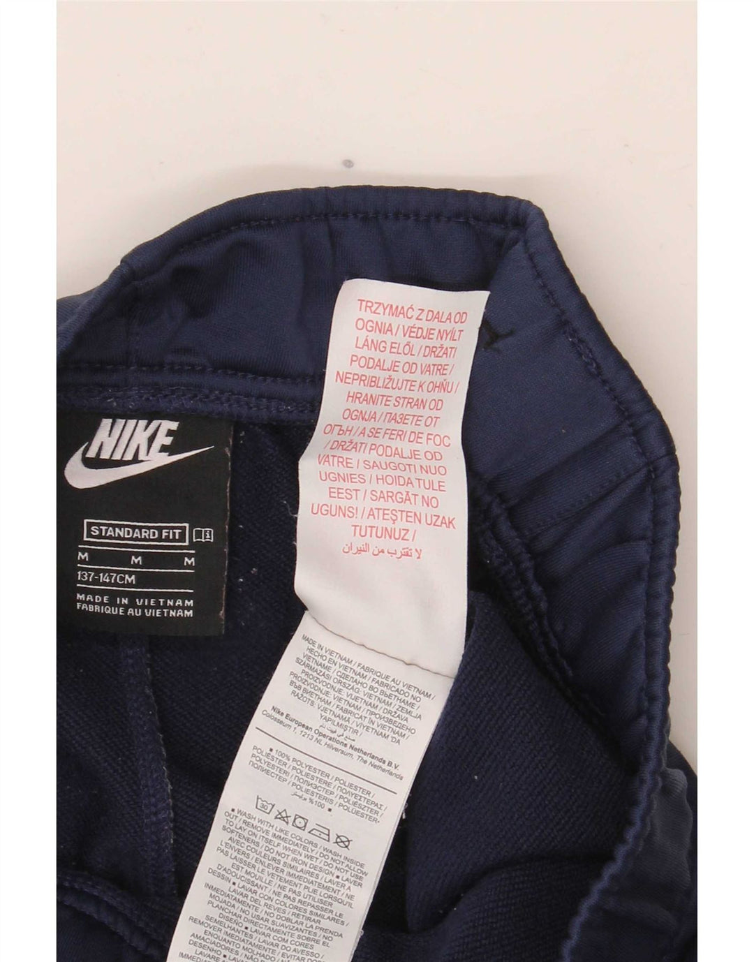 Pantaloni da tuta da ragazzo Nike Joggers 10-11 anni medio blu navy