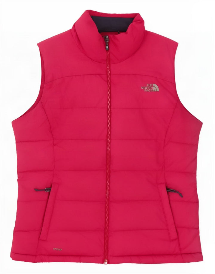 Gilet imbottito da donna The North Face UK 14 poliestere rosa medio