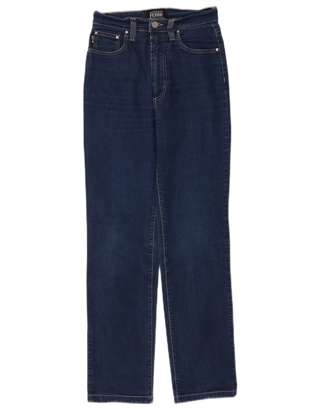 Jeans Slim Donna Gianfranco Ferre W27 L28 Cotone Blu