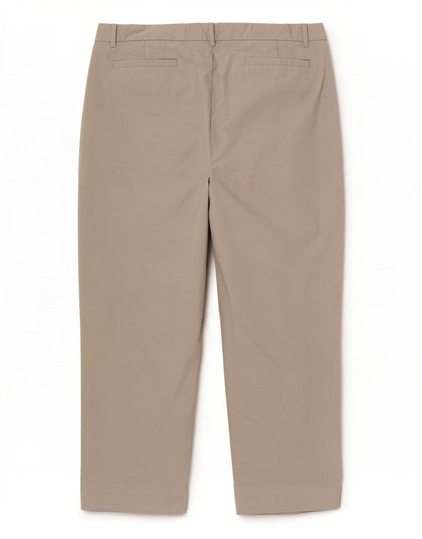 Pantaloni corti affusolati da donna Marks & Spencer UK 20 2XL W40 L26 Grigio