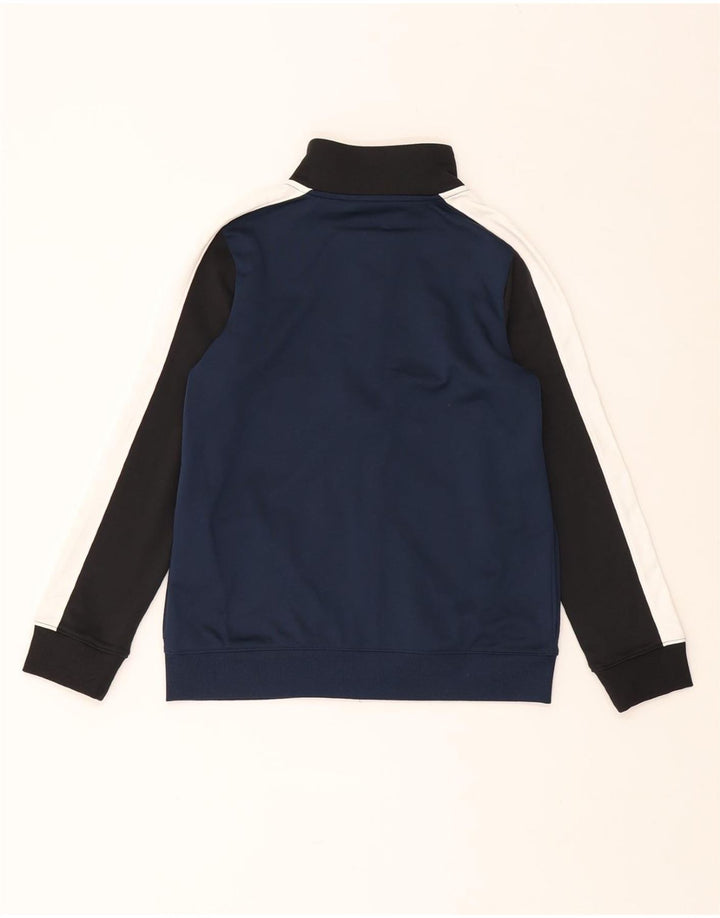 UNDER ARMOUR Boys Tracksuit Top Jacket 9-10 Years Medium Navy Blue Sports