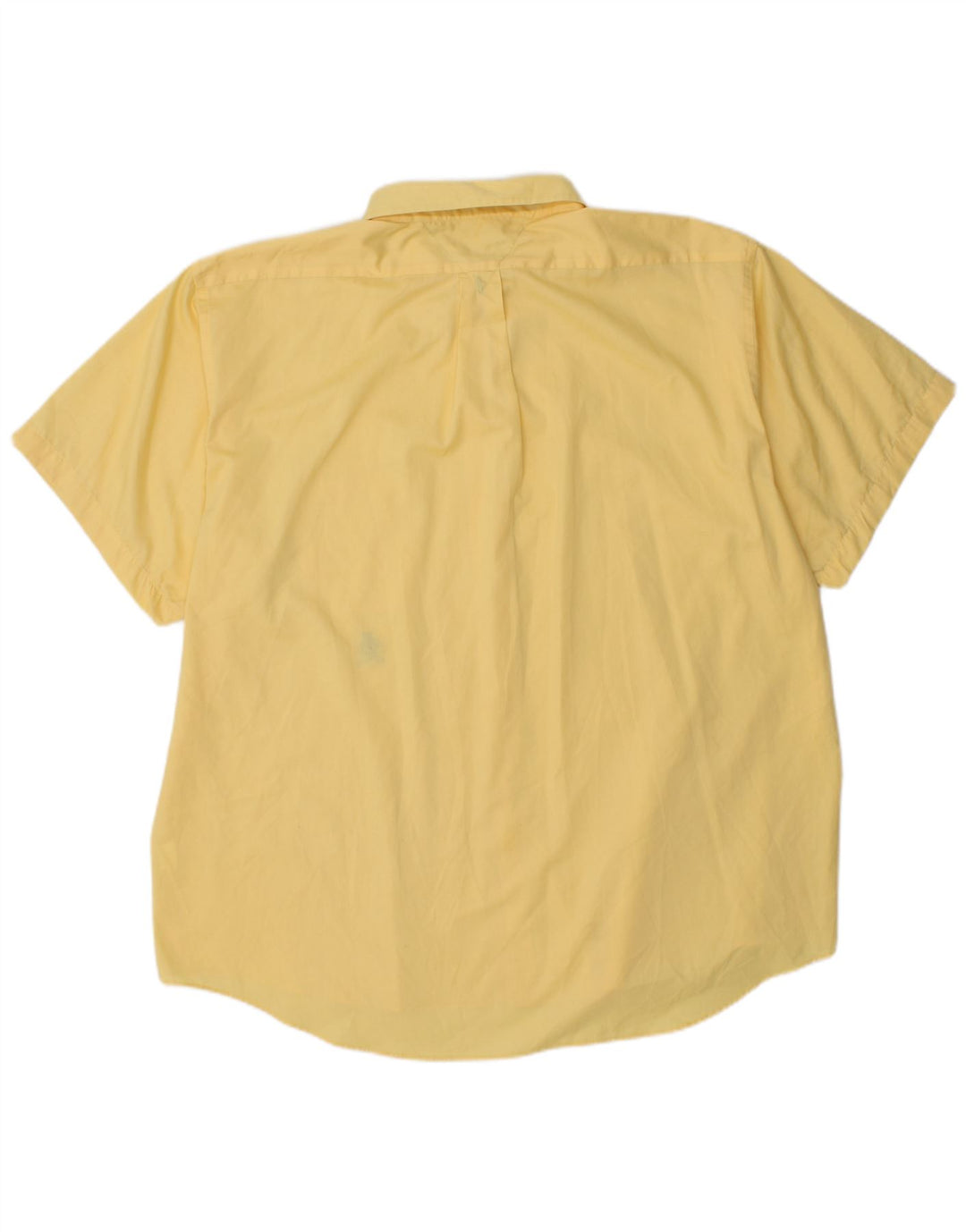 TOMMY HILFIGER Camicia a maniche corte da uomo XL Gialla