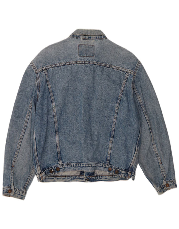 Giacca di jeans da uomo Levi's UK 40 grande cotone blu