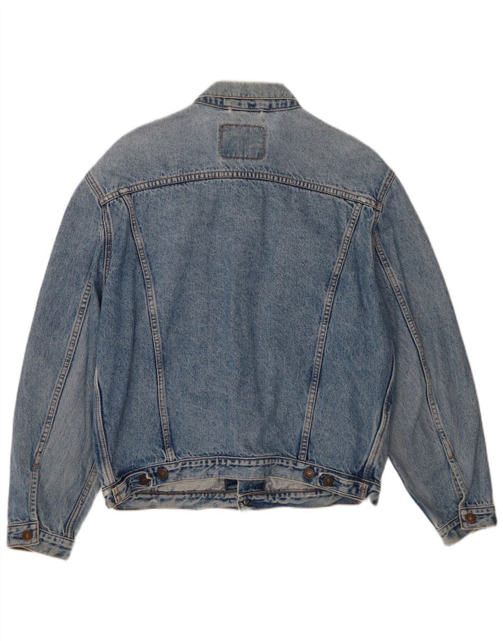 Giacca di jeans da uomo Levi's UK 40 grande cotone blu
