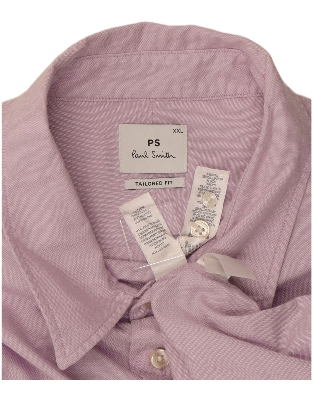 Camicia da uomo su misura Paul Smith 2XL cotone viola