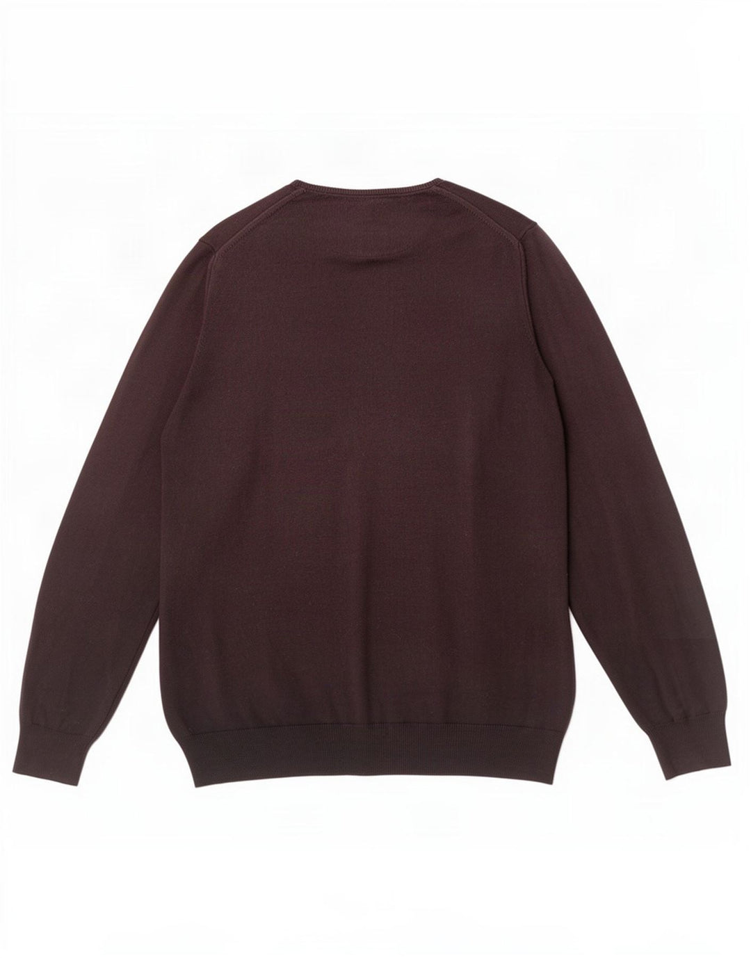 Maglione maglione girocollo da uomo, vestibilità regolare, Zara, grande, marrone