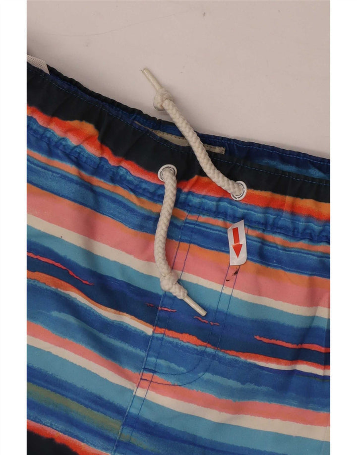 Pantaloncini da bagno da uomo Penguin Piccoli in poliestere a righe multicolori