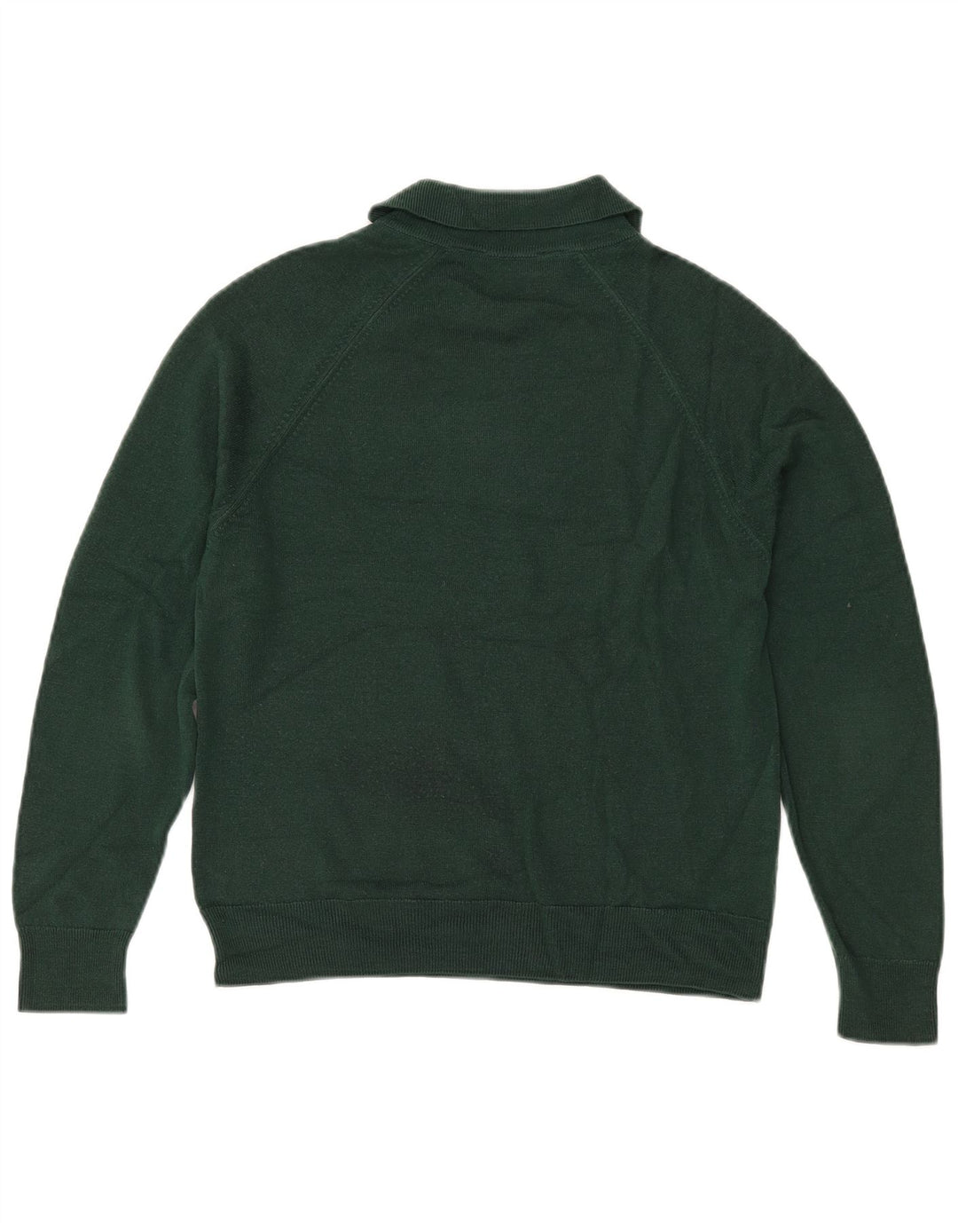 MARKS & SPENCER Maglione da donna con collo alto UK 10 Piccolo acrilico verde