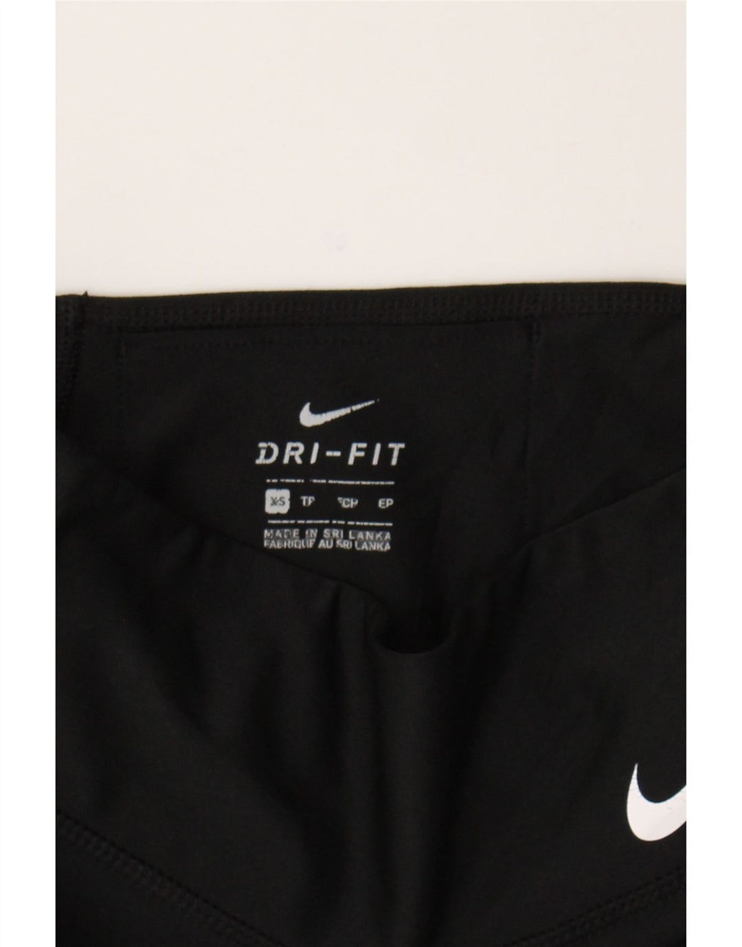 NIKE Womens Dri Fit Graphic Leggings UK 4 XS  Black Vintage Nike and Second-Hand Nike from Messina Hembry 