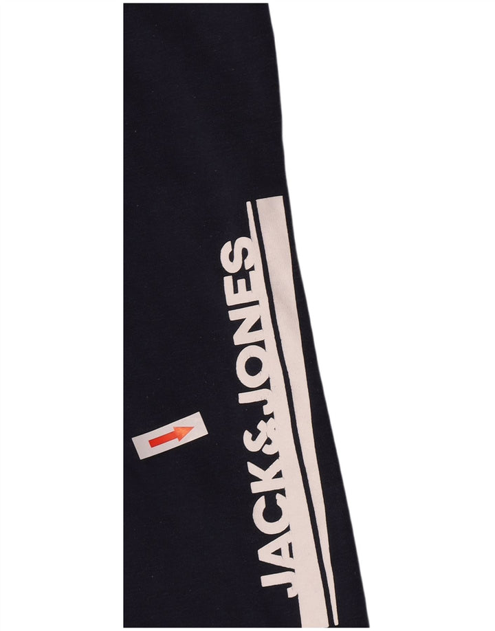 Jack & Jones Pantaloni da tuta con grafica da uomo Joggers Medium Blu Navy