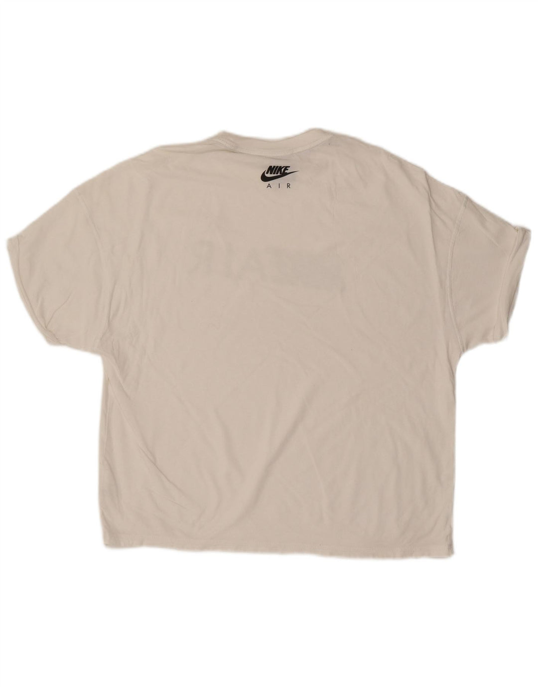 T-shirt grafica da uomo NIKE Top in cotone bianco medio