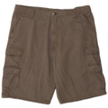 WRANGLER Mens Cargo Shorts W38 XL Grey Cotton