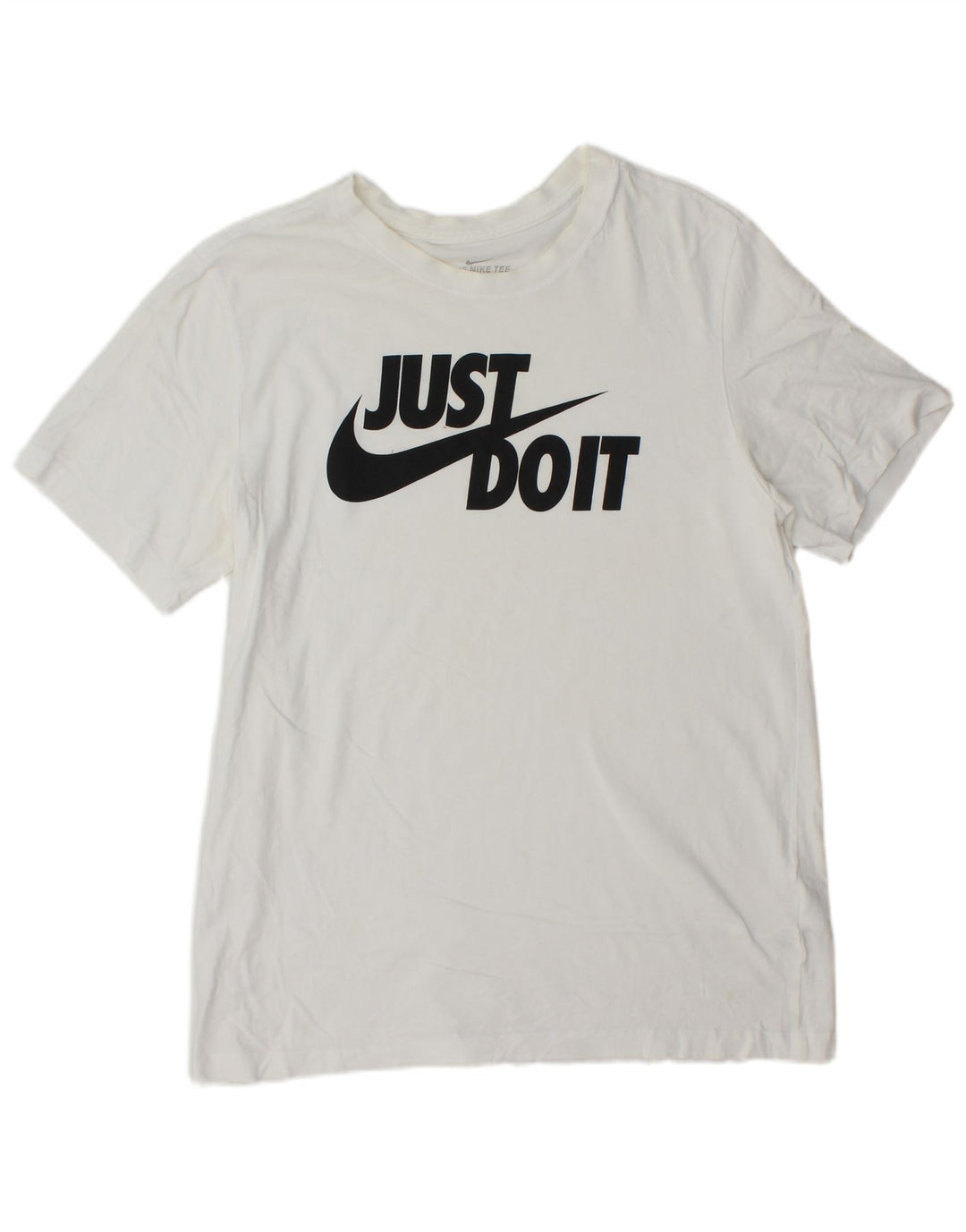 T-shirt grafica da uomo Nike Top grande in cotone bianco
